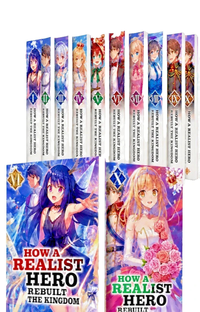 Come un eroe realista ricostruì il regno light novel vol. Set inglese 1-20 FAST SH