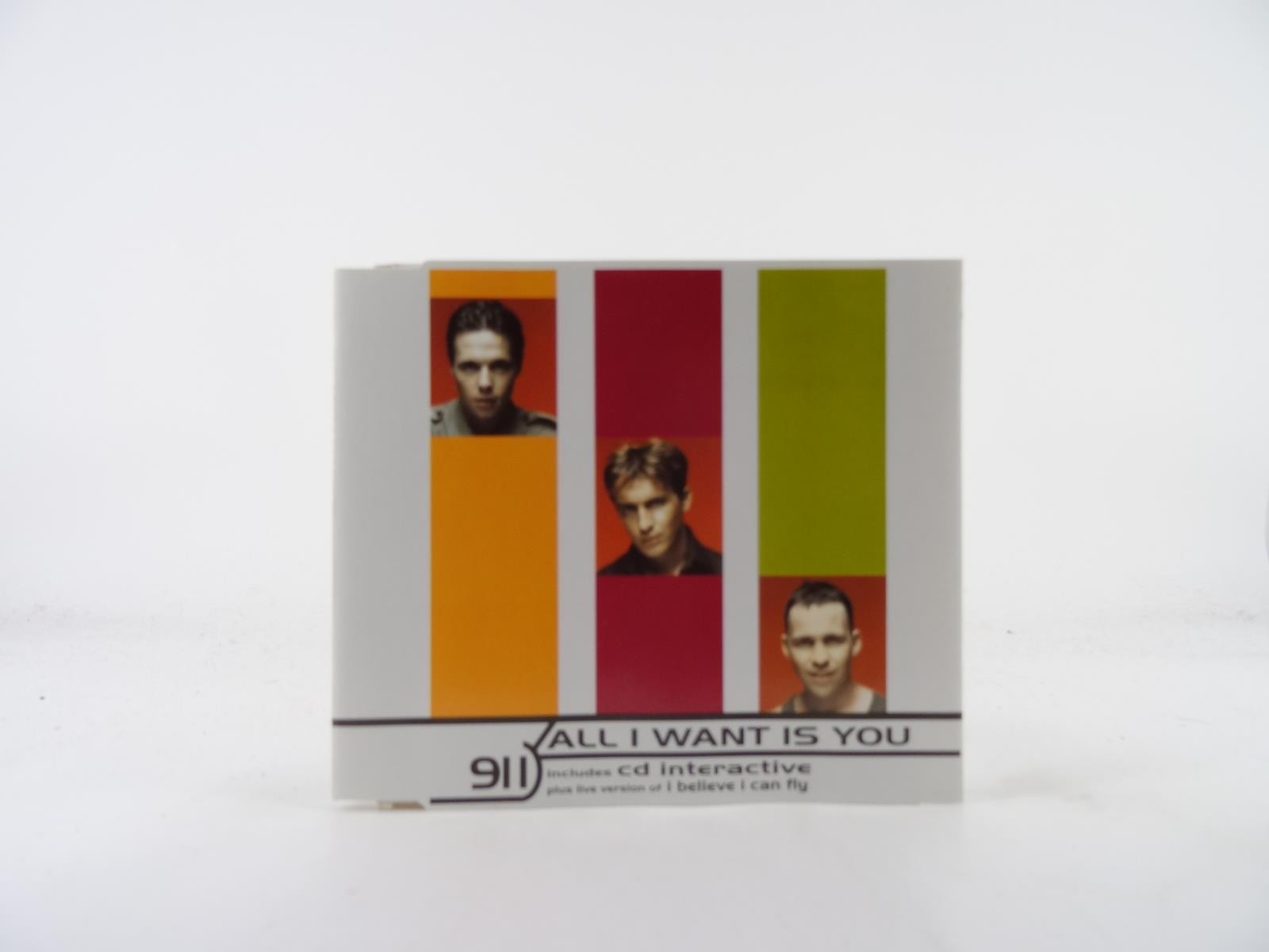 911 ALL I WANT IS YOU (CD 2) (B79) 3 Track CD Single plus Picture Sleeve VIRGIN