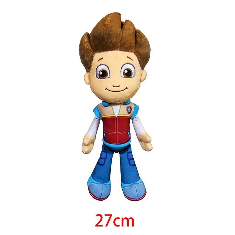 19cm Cartoon Dog Paw Plush Toy Chase Rock Dog Figure Kids Christmas Gift