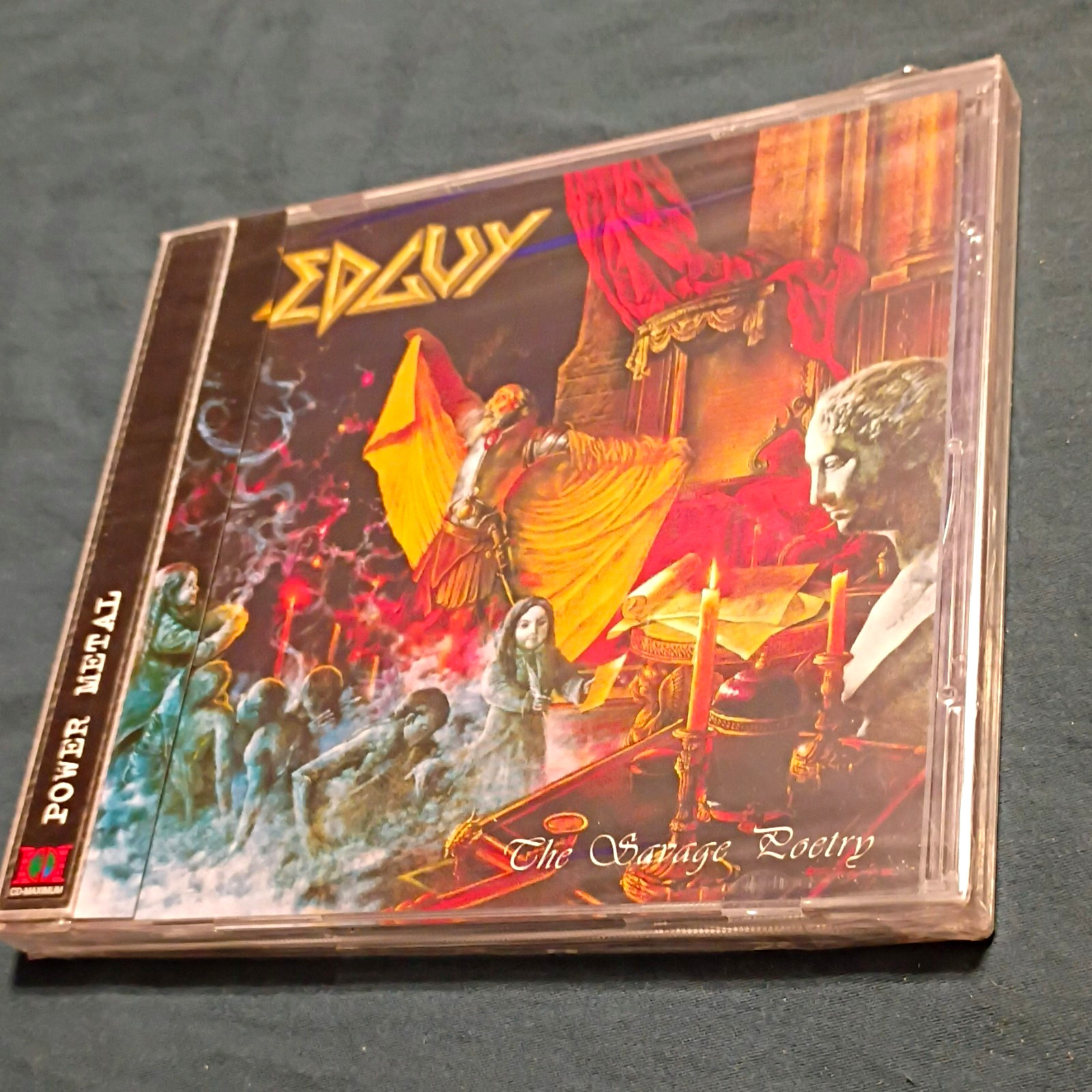 Edguy - The Savage Poetry (CD, 2000) Metal Album Jewel Case Power Metal Label