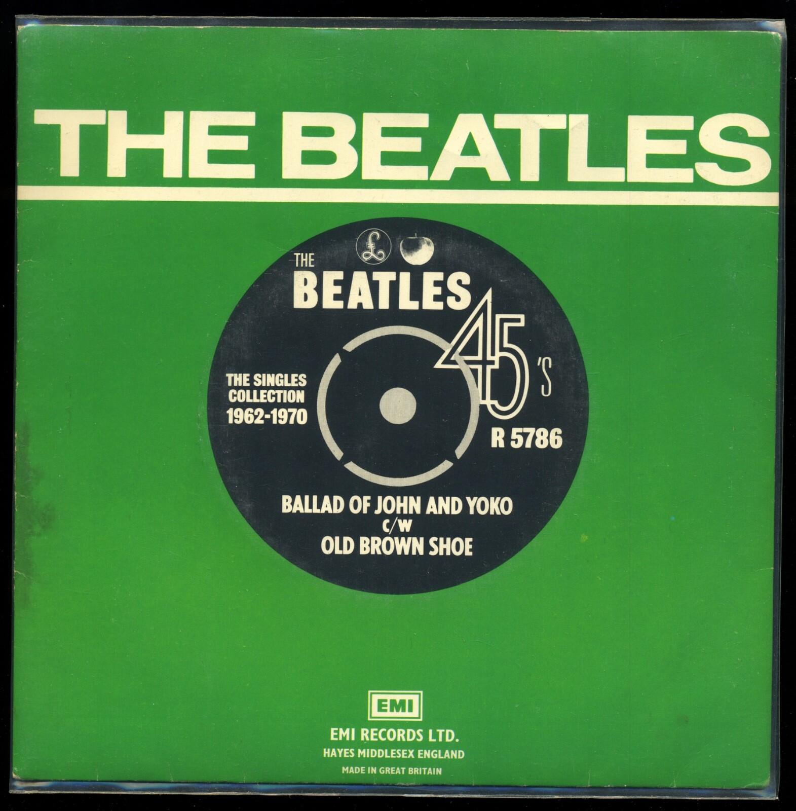 THE BEATLES★THE BALLAD OF JOHN & YOKO★Vinyl-Single★Apple★7-Inch★Picture Sleeve★