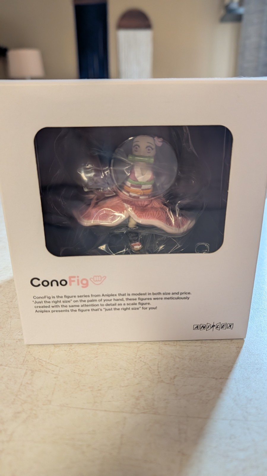 Aniplex Little Ver Nezuko Demon Slayer Figura 9 cm Comic-Con mai Aperto 