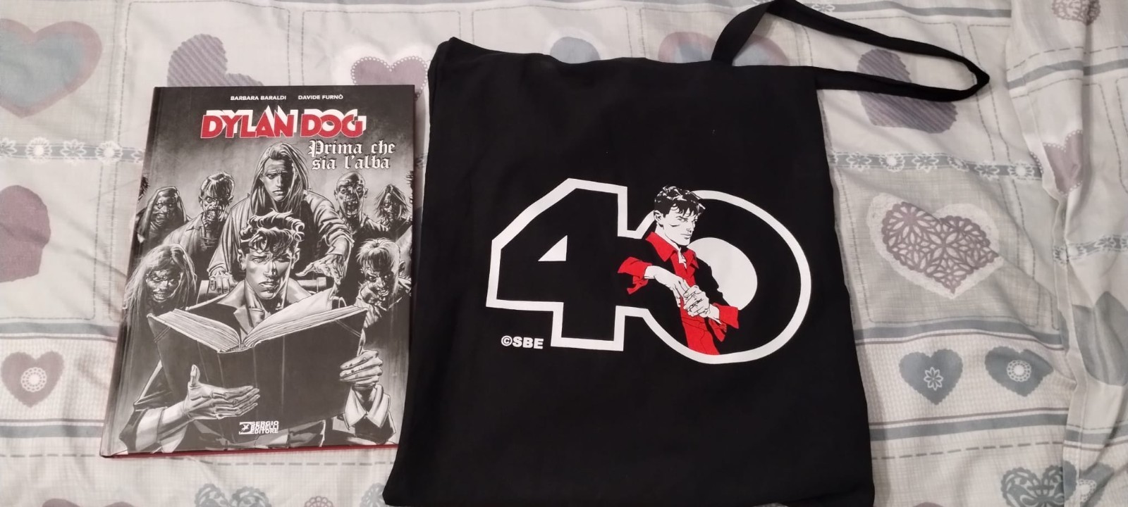 PRIMA CHE SIA L'ALBA CARTONATO BARALDI, FURNO' CON TOTE BAG 40 COME NUOVO