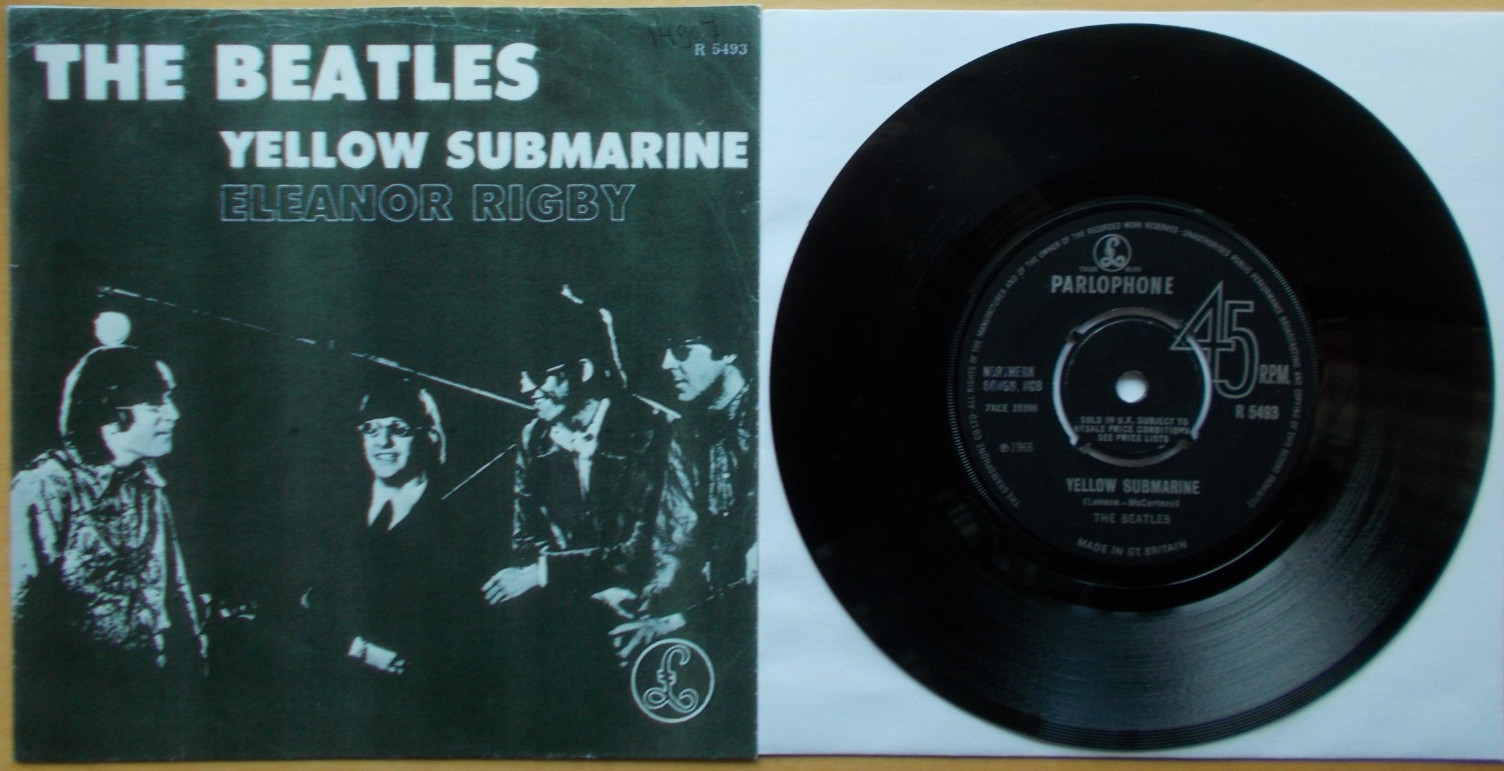 The BEATLES Yellow Submarine★Eleanor Rigby★Parlophone R 5493
