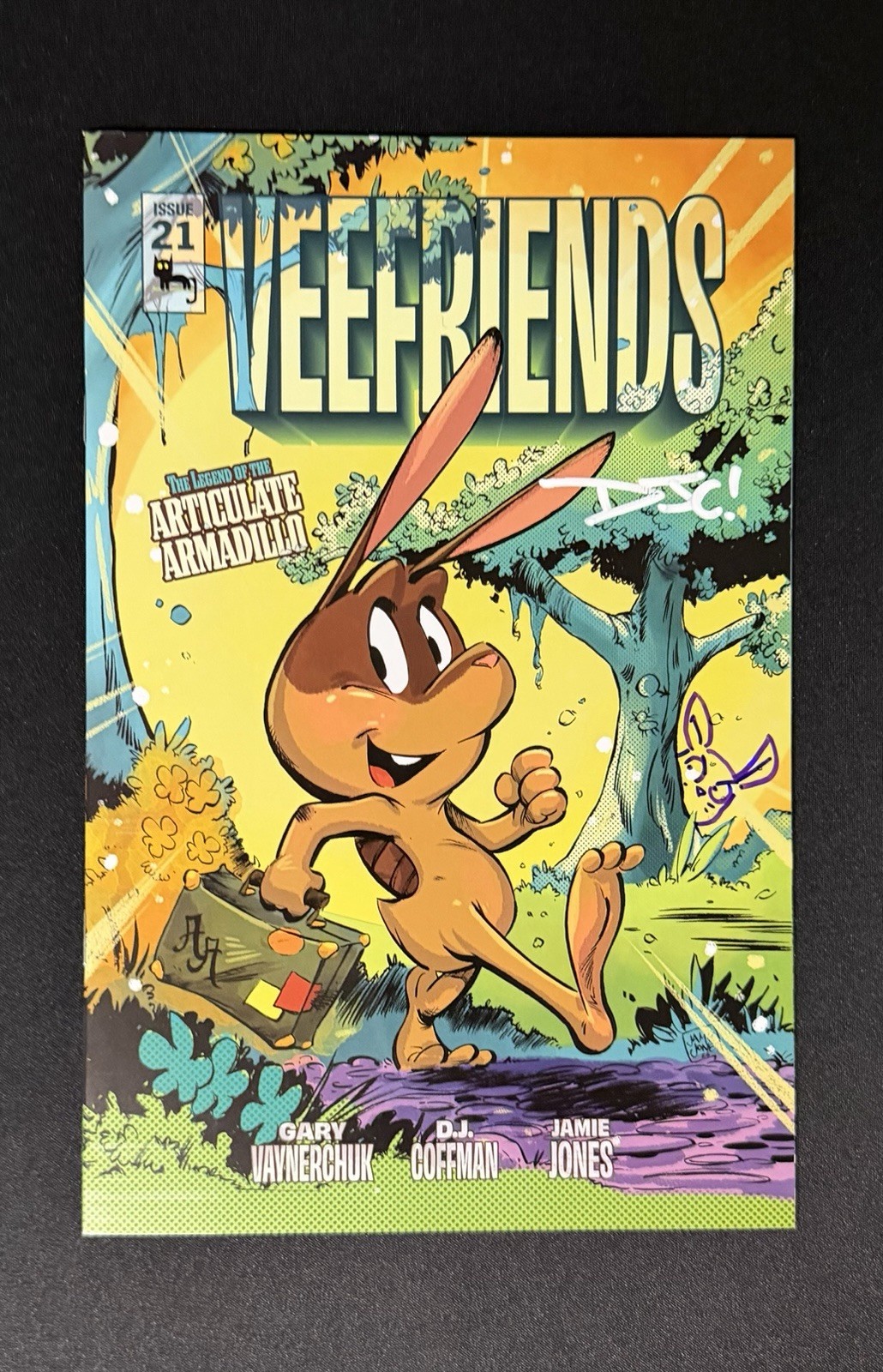VeeFriends #21 Legend of the Articulate Armadillo⭐️Remarked & Signed by DJ
