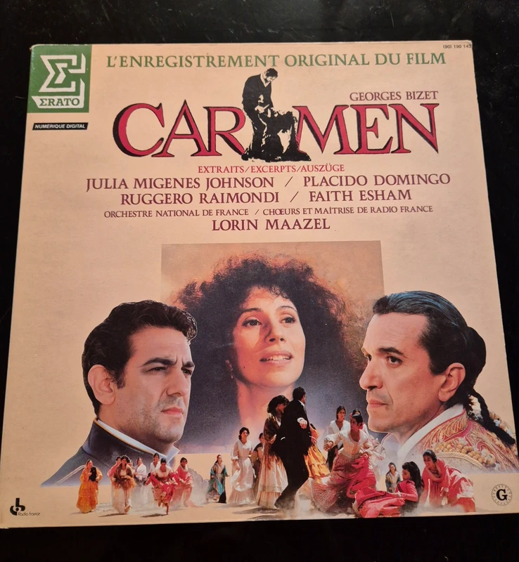 Disco vinilo Carmen de Bizet