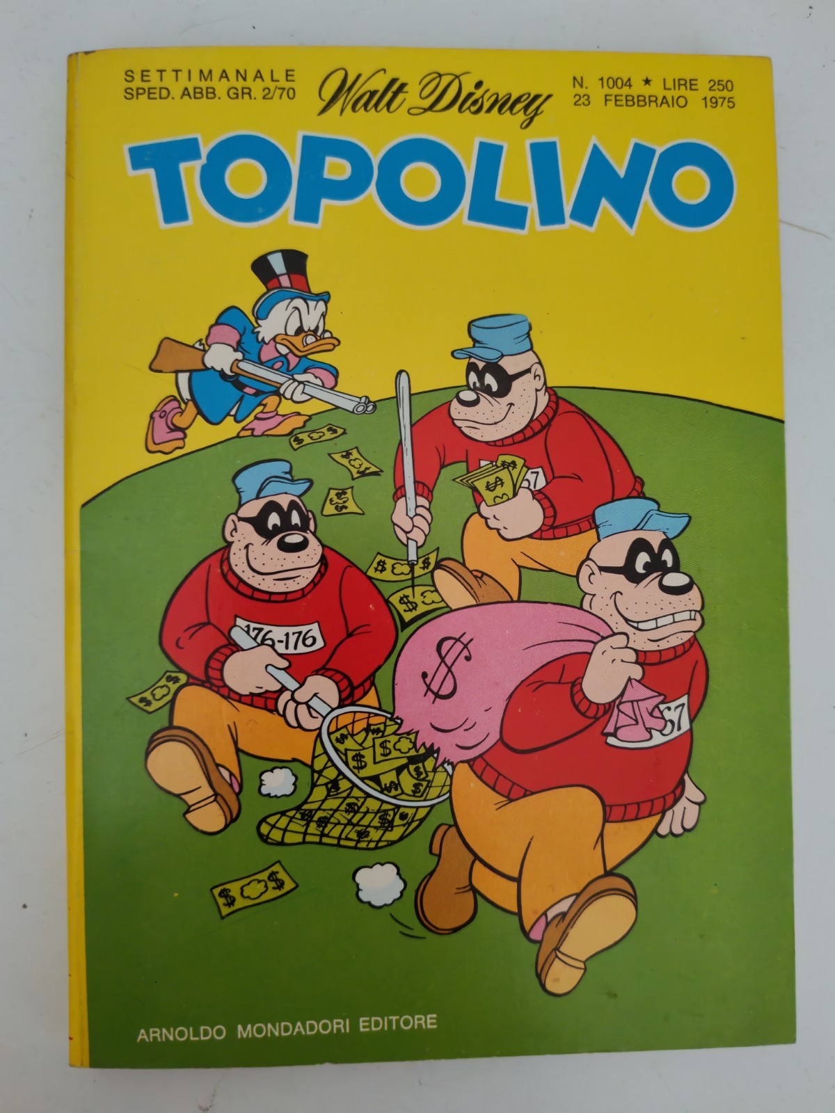 Topolino n. 1004 con Bollini Punti e Cedola Libraria giochi intonsi da edicola 