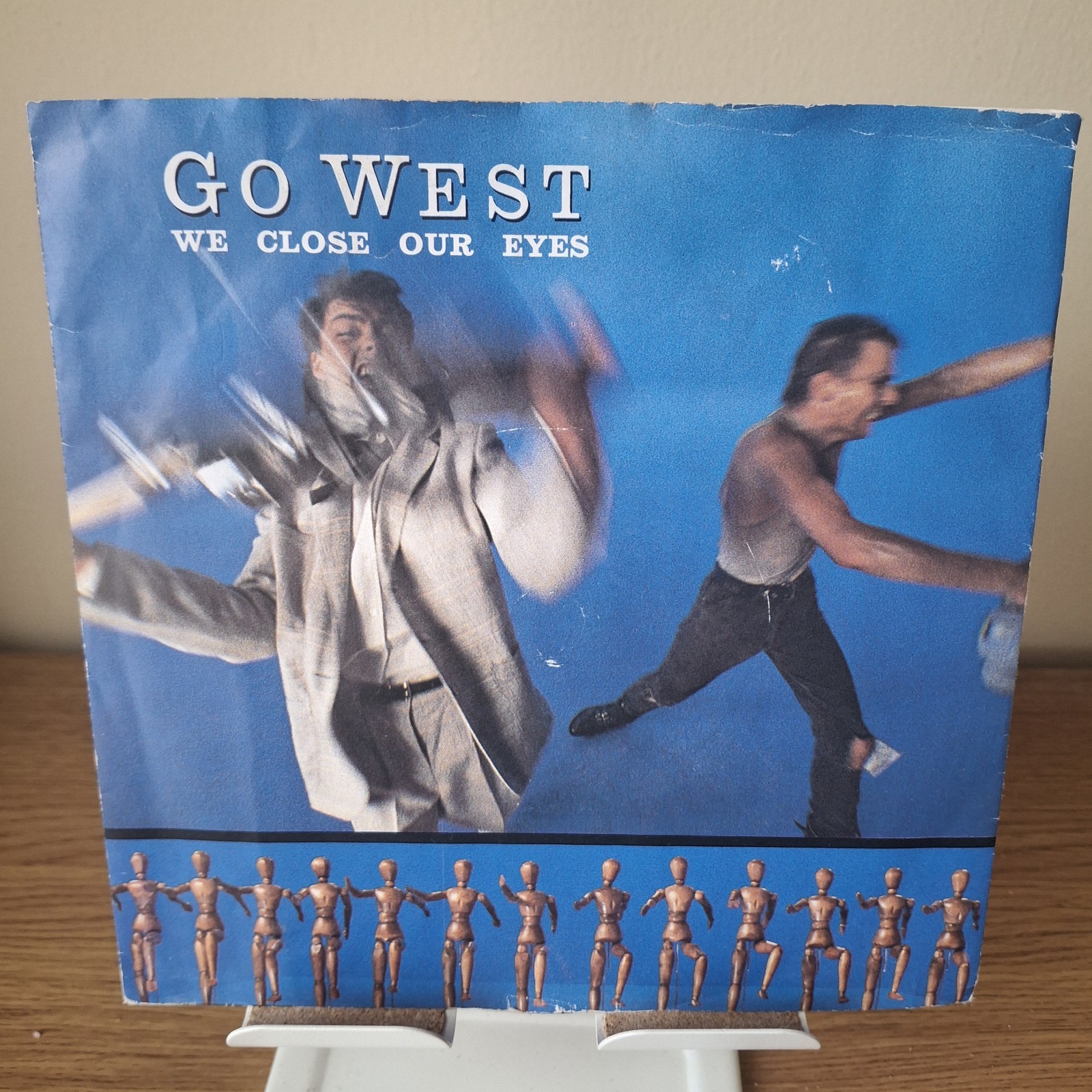 Go West We Close Our Eyes 7"  Vinyl 45RPM Single 1985 CHS 2850 - Combined Post