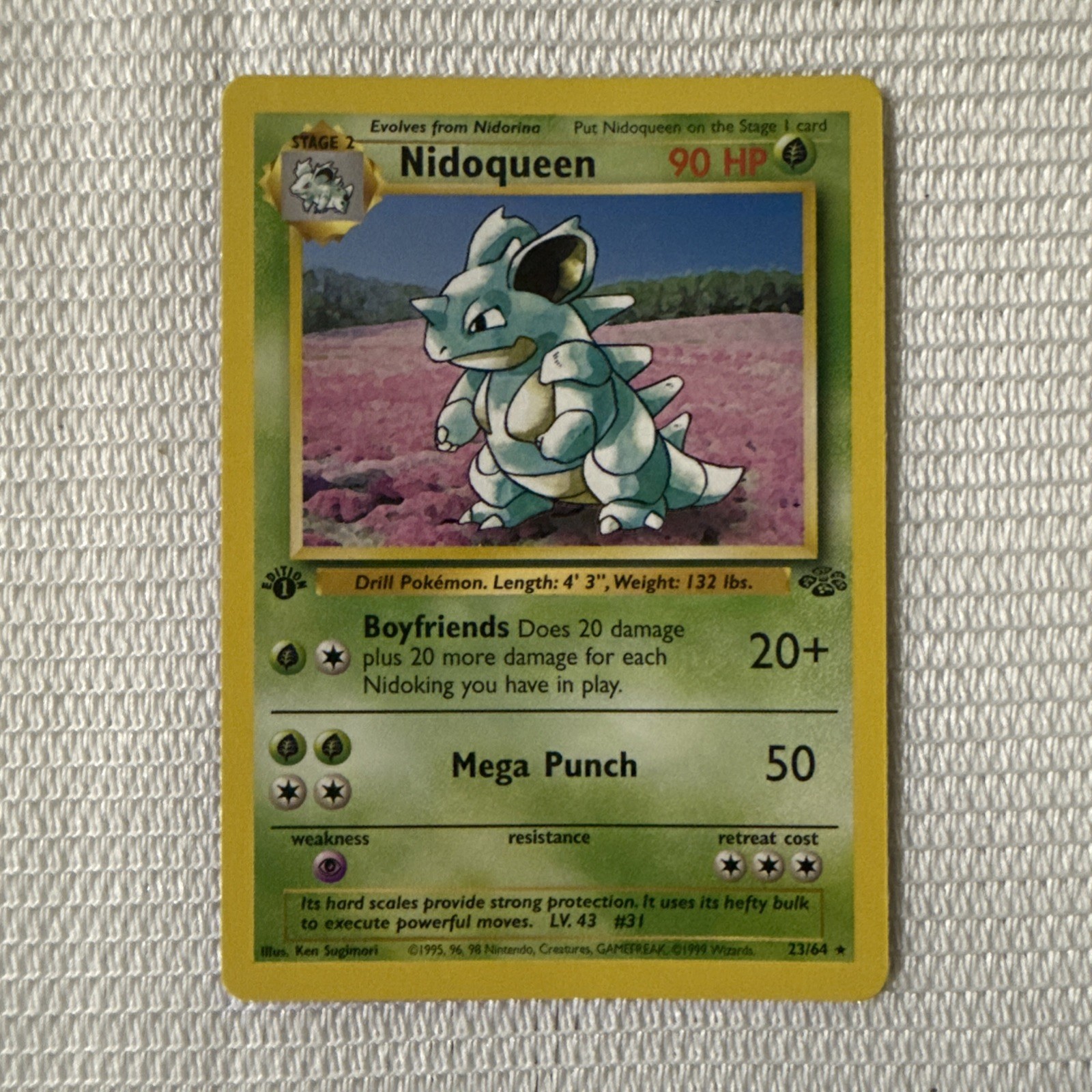 Nidoqueen (1ª Edizione) - Pokémon Jungle 1999 23/64