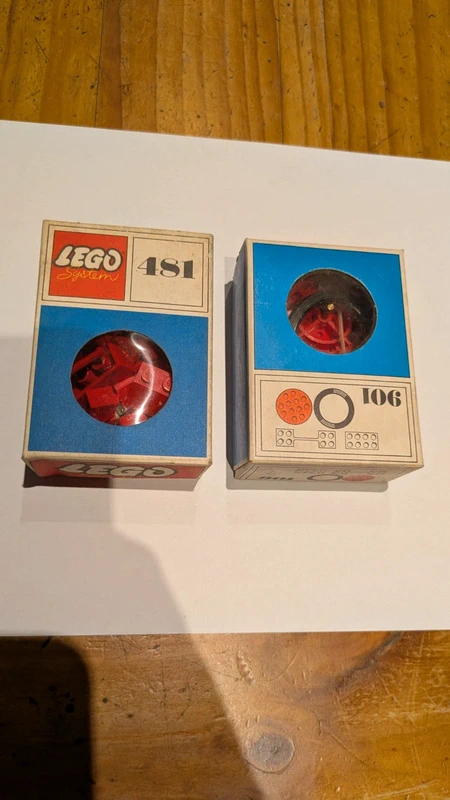 Lot Exceptionnel : 2 Boîtes LEGO System Années 1960 – Neuves et Scellées