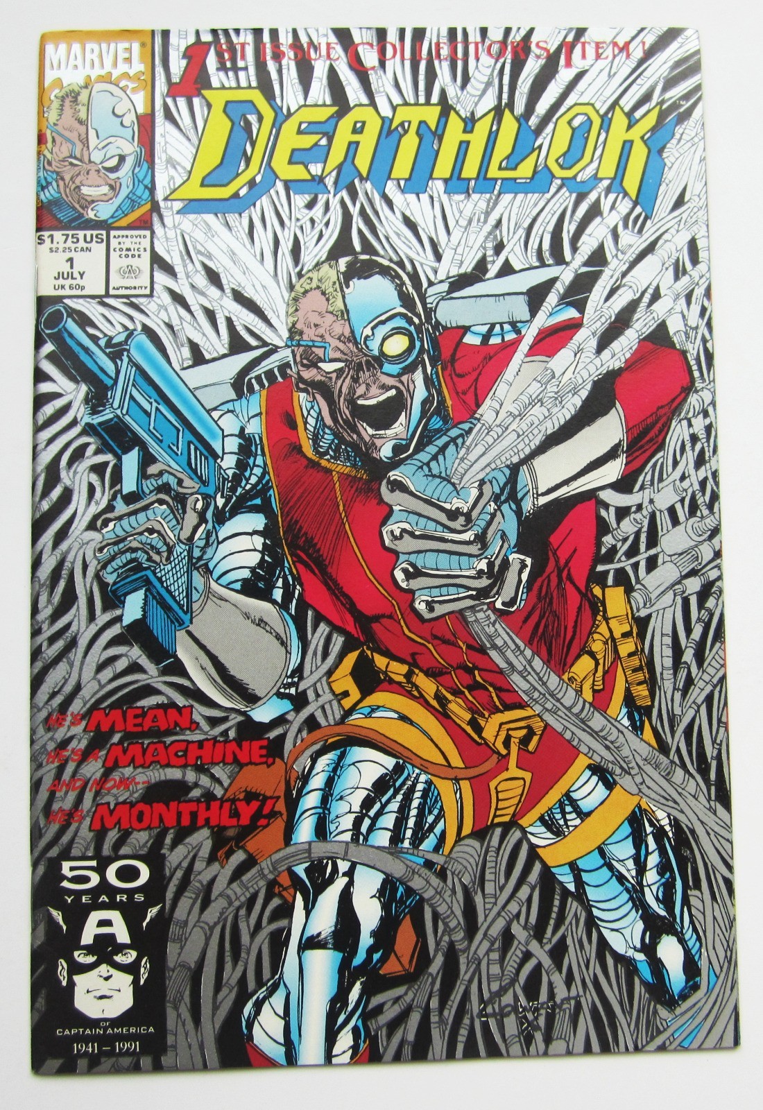 Deathlok #1 luglio 1991 quasi nuovo - 9,2 quasi nuovo Marvel (Michael Collins) Dwayne McDuffie