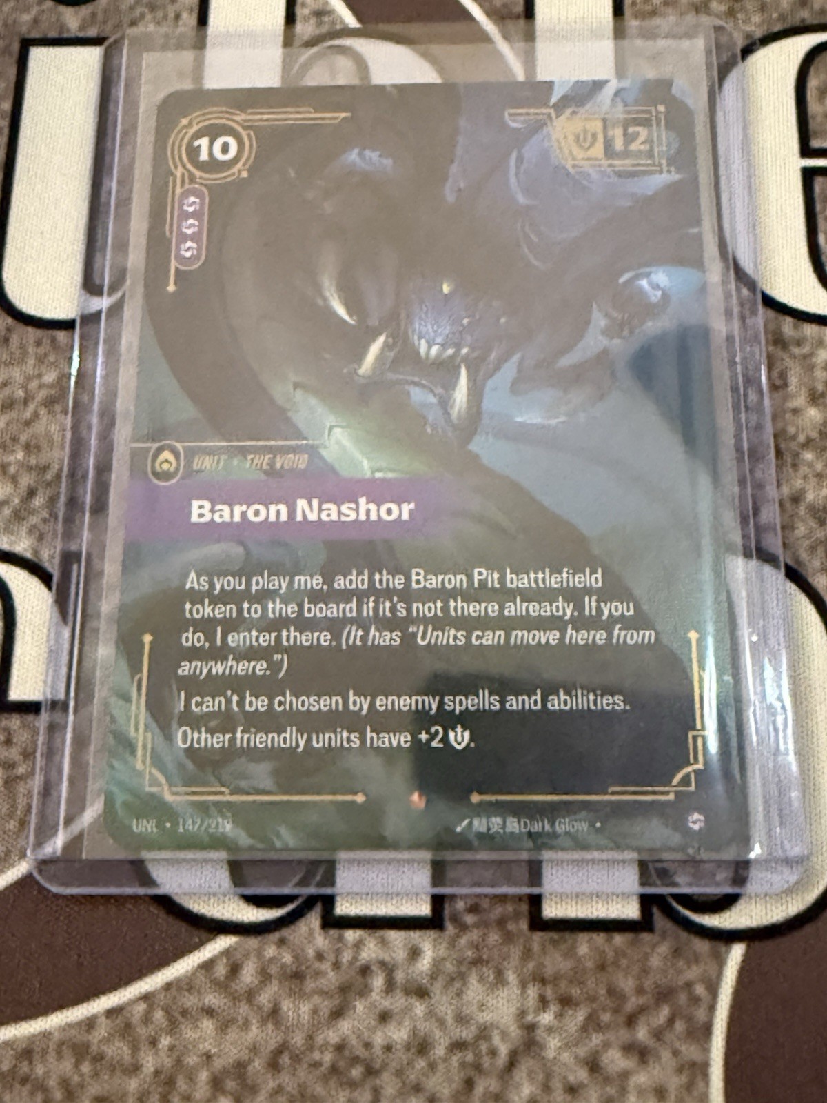 Baron Nashor UNL 147/219 Epic Unleashed Riftbound League of Legends
