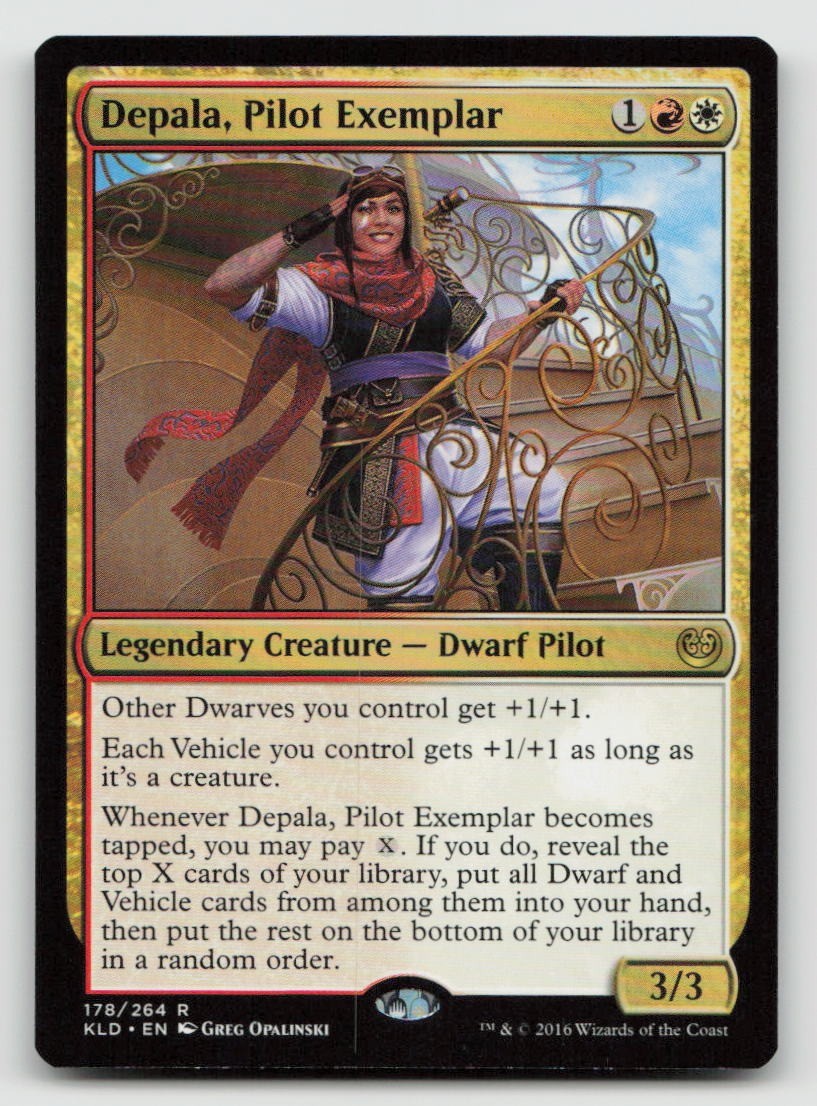 Magic: The Gathering Depala, esemplare pilota 178 Kaladesh quasi nuovo