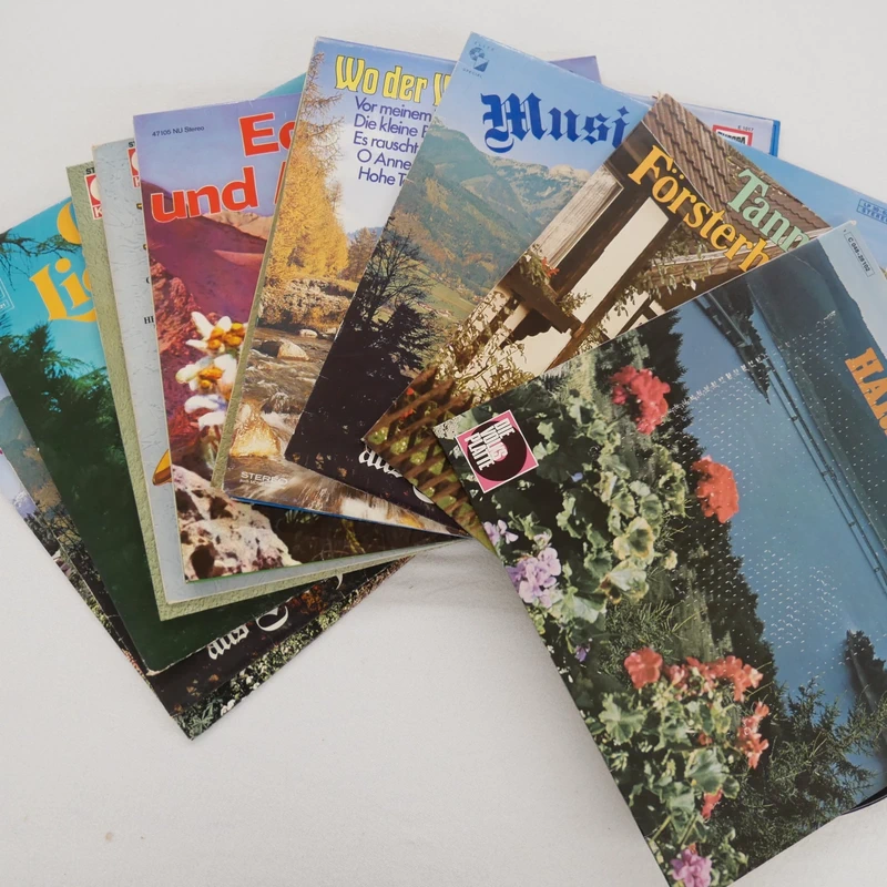 14x Schallplatte LP Vinyl Sammlung Heino Ernst Mosch Volksmusik Alpen Lieder Heimat Musik Album