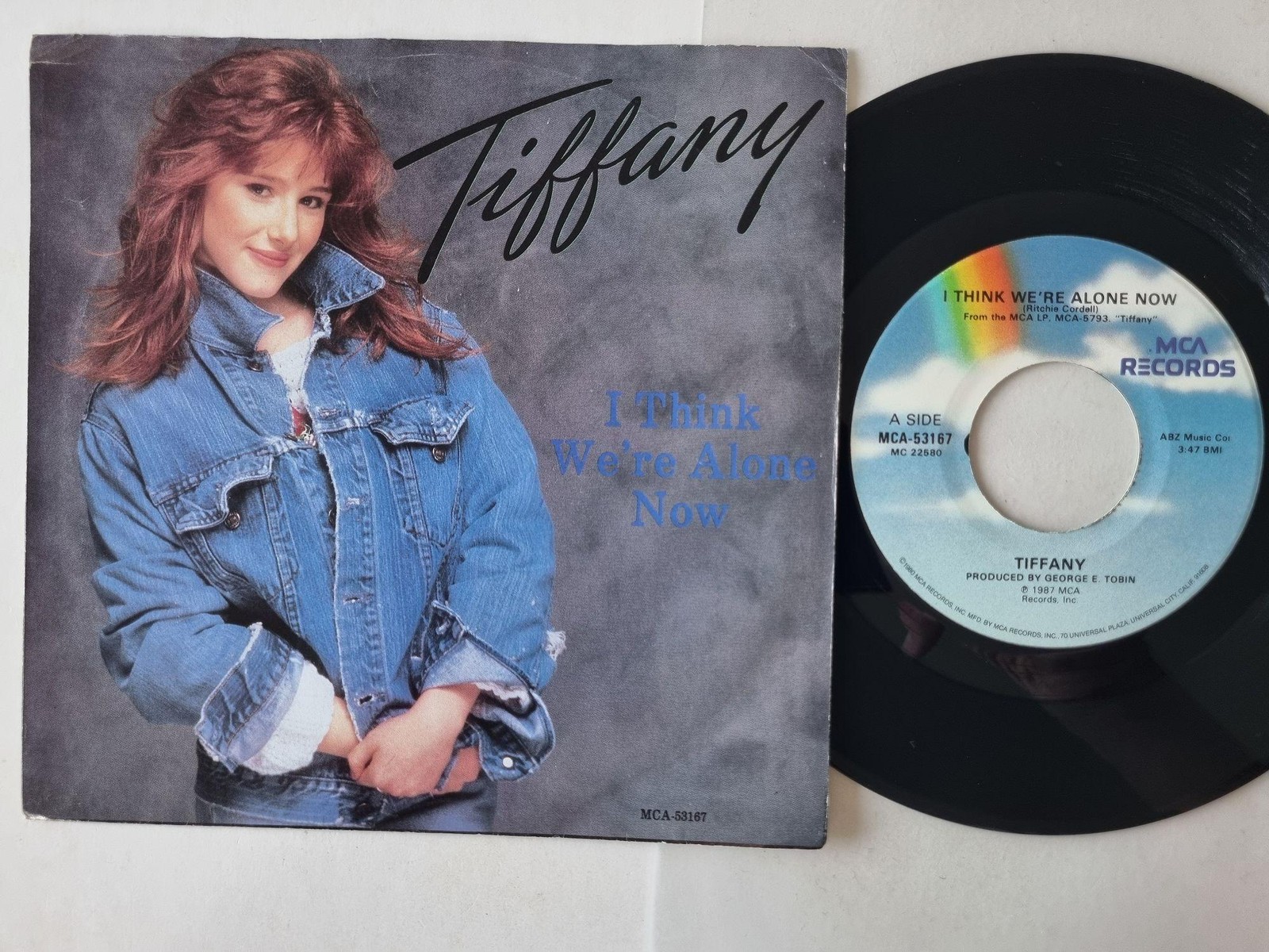 Tiffany - I Think We're Alone Now 7'' Vinyl US// OST Stranger Things