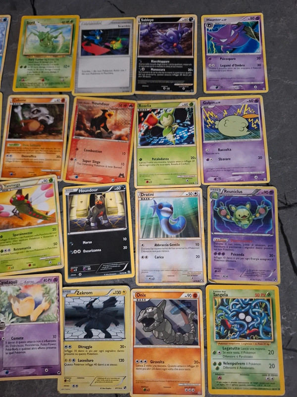 Lotto carte pokemon