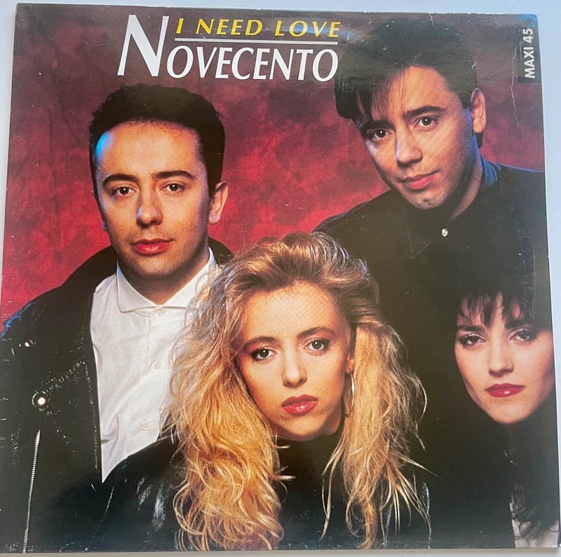Disque vinyle maxi 45t - Novecento - I need love