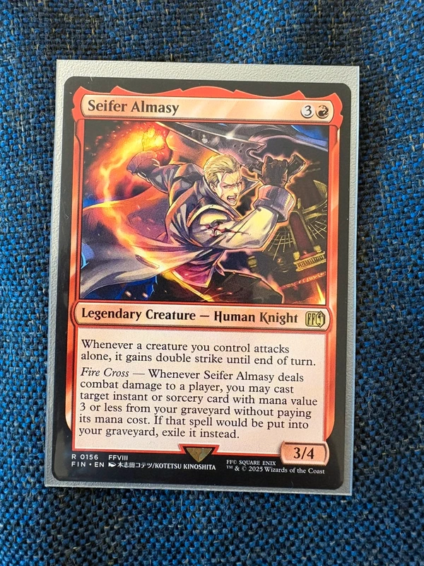 Seifer Almasy - mtg - 0156 nm final fantasy