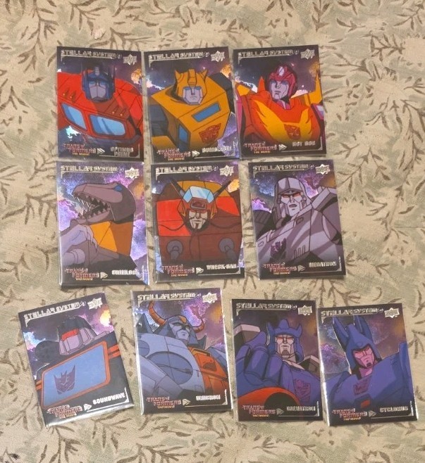 2026 Upper Deck Transformers 40th Stellar System Card Complete Set Of 10 LAST 1!