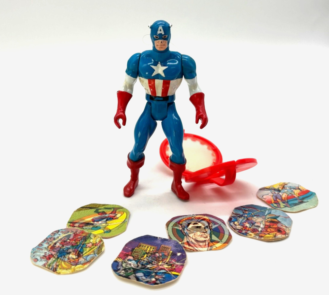 Vintage 1984 Captain America Marvel Secret Wars completo - inserti separati