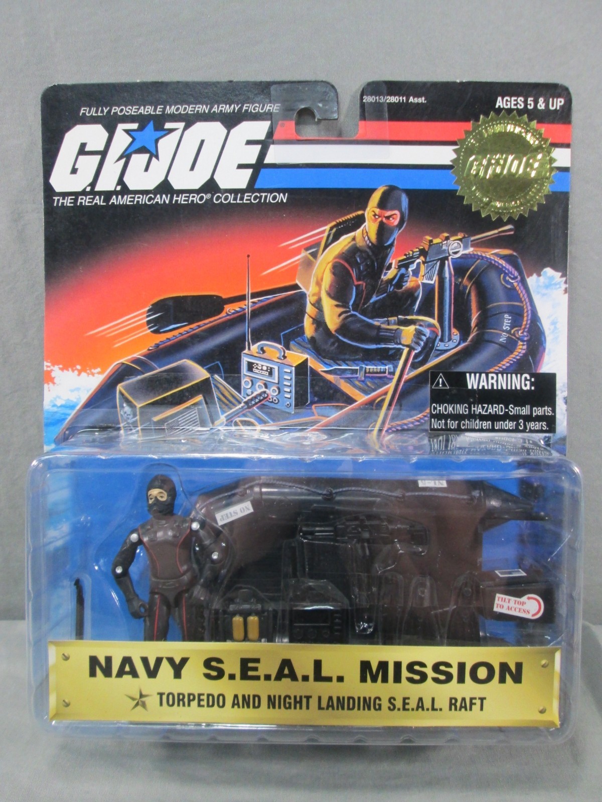 GI Joe NAVY S.E.A.L. MISSION Torpedo and Night Landing Raft RESEALED 1997 SEAL