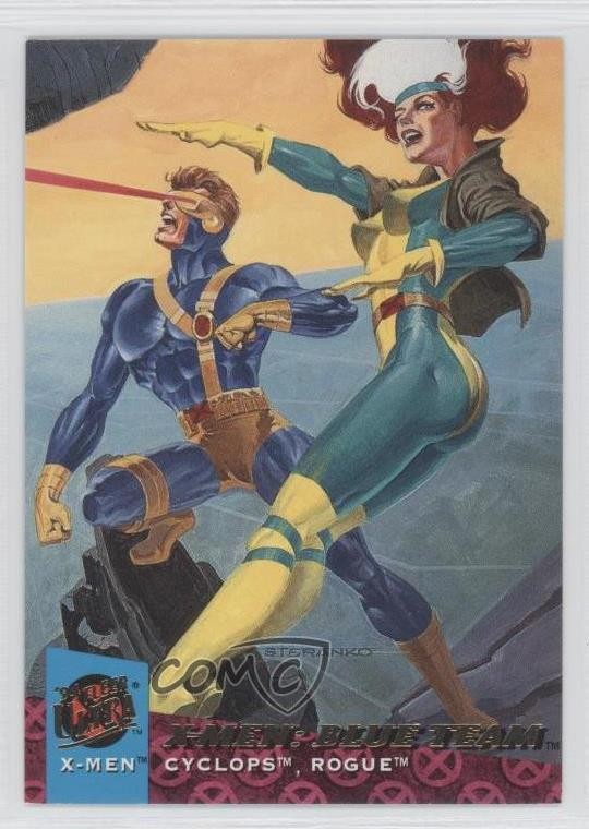 1994 Fleer Ultra Marvel X-Men X-Men Blue Team Cyclops Rogue #114 0f7