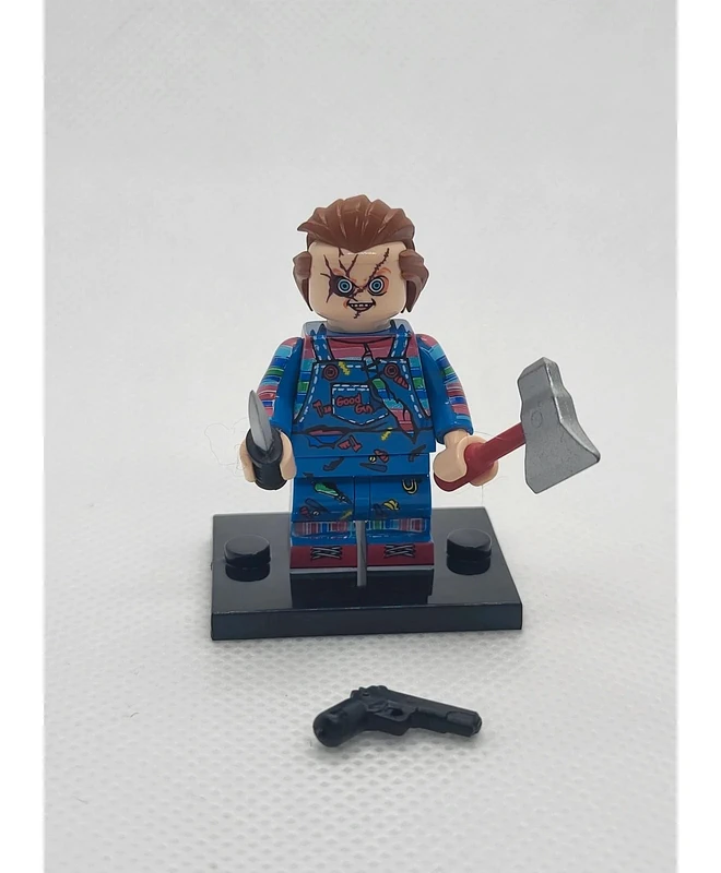 Figurine type Lego - Child’s Play - Chucky (Lego-style Figure - Child’s play - Chucky)