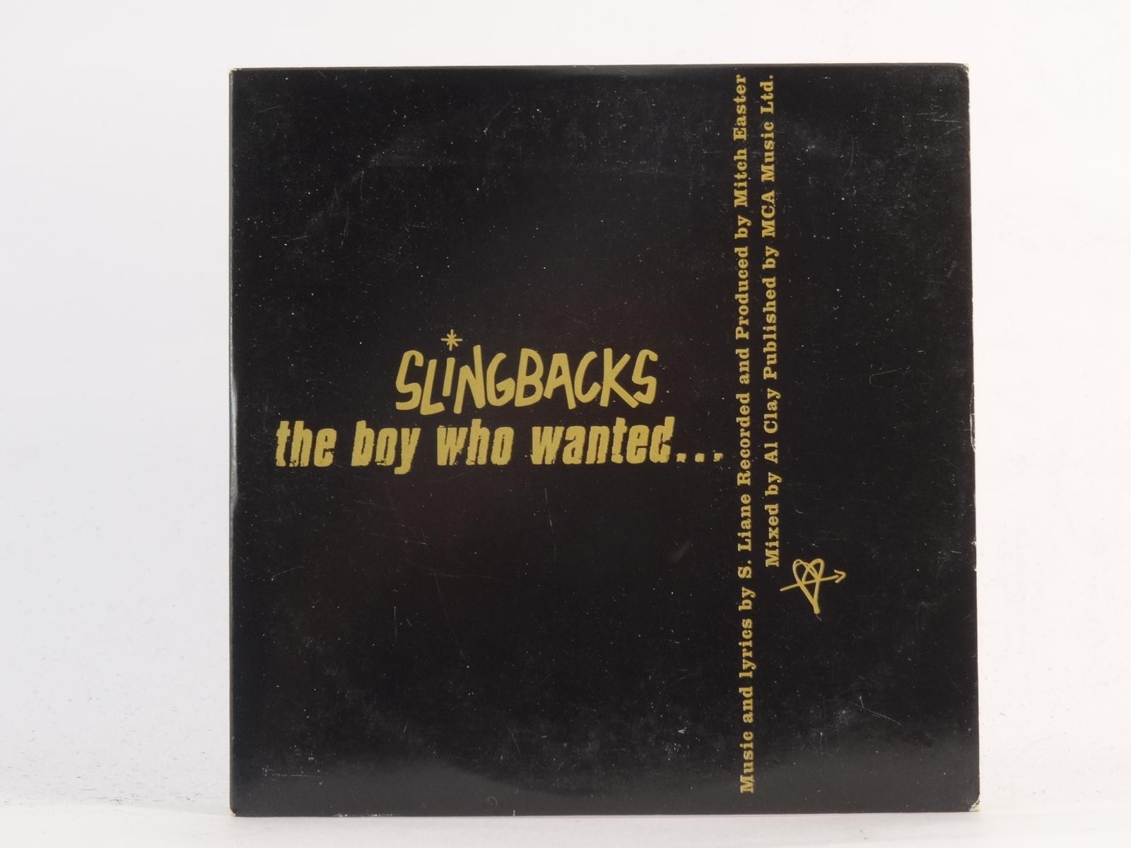 SLINGBACKS THE BOY WHO WANTED (E63) 1 Track Promo CD Single including Card Sleev