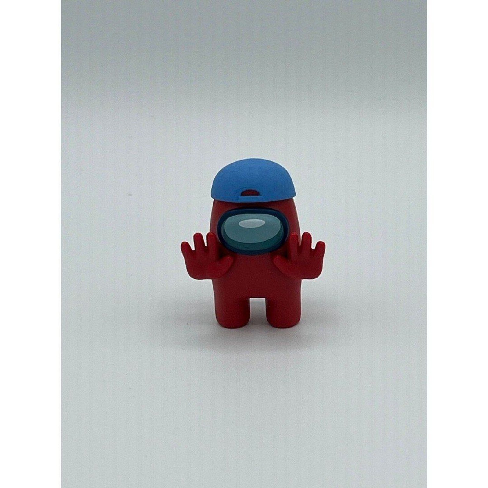 Cappello berretto baseball Among Us Red Crewmate Minifigures 2" blu serie 2 Toikido