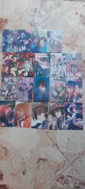 Bongo stray dogs collectable photocards