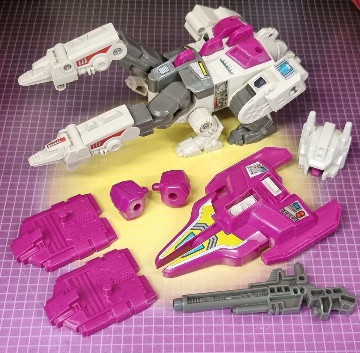 Hasbro Transformers G1 Decepticon Terrorcon Leader Hun-Gurr Vintage Completo