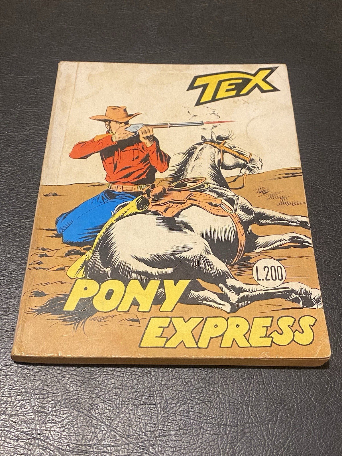 Tex Tre Stelle N 73 Da 200 Lire Pony Express 