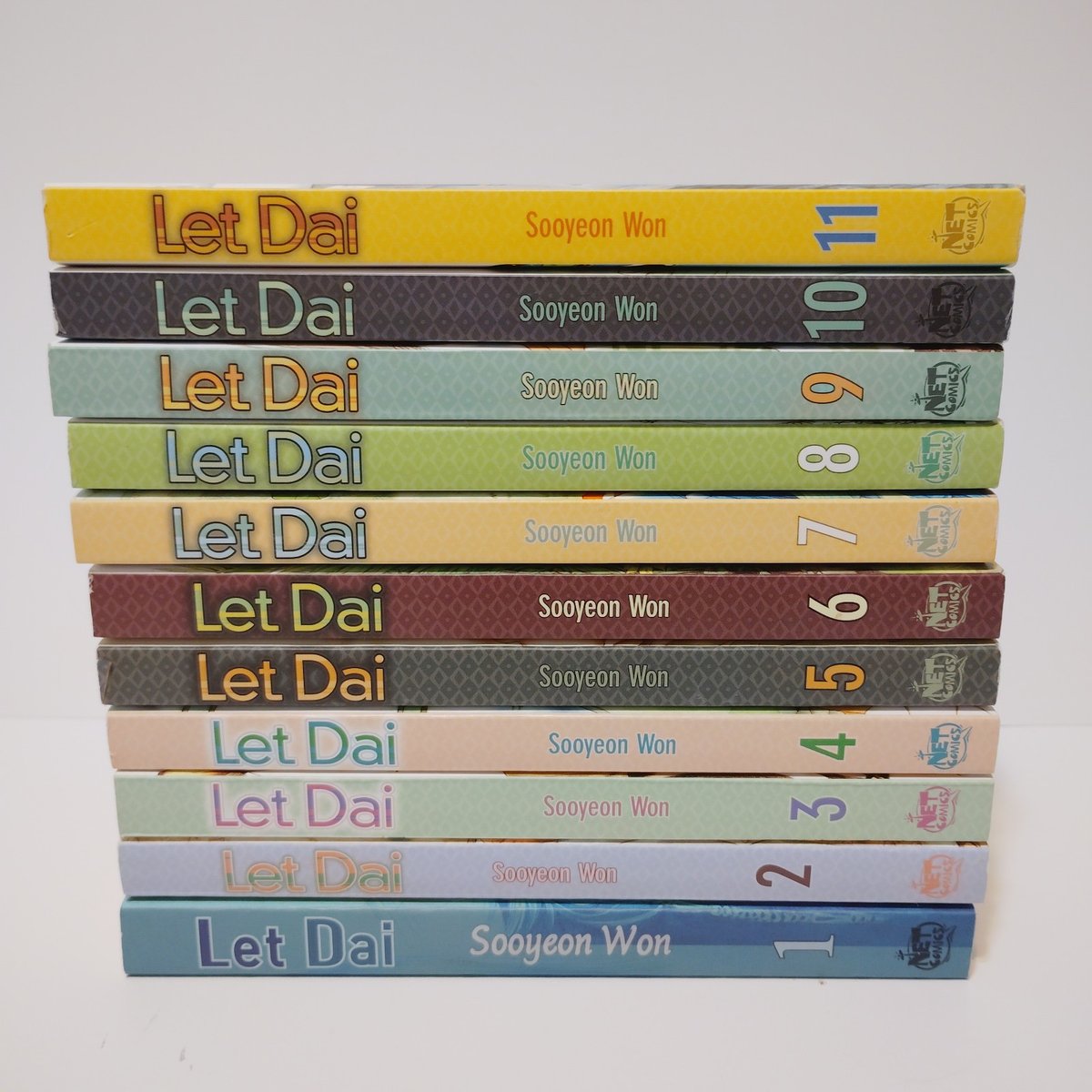 Lotto manga inglese Let Dai volumi 1-11 Sooyeon vinto Netcomics ottime condizioni+