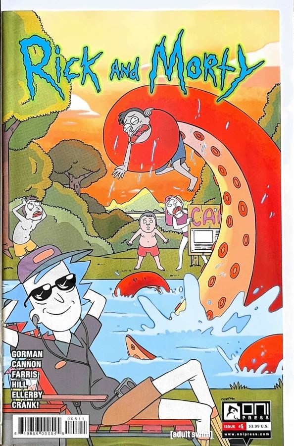 Rick and Morty #5 (2015) Oni Press First Printing Rick Sanchez Comic
