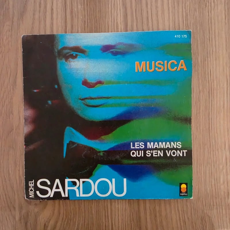 Disque vinyle 45t michel sardou