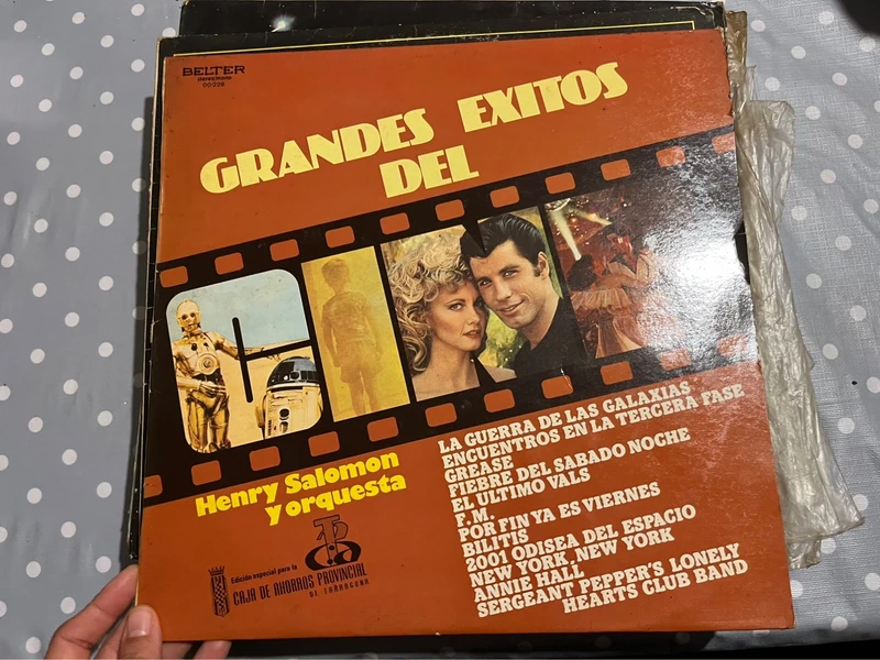 Vinilo grandes éxitos cine