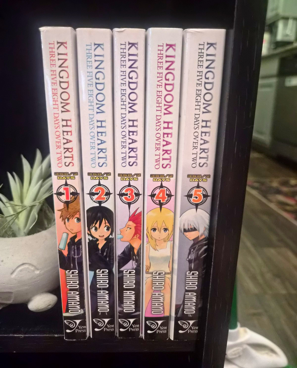 Kingdom Hearts 358/2 Days Vol 1-5 Set Manga Inglese Lotto Yen Press Shiro Amano