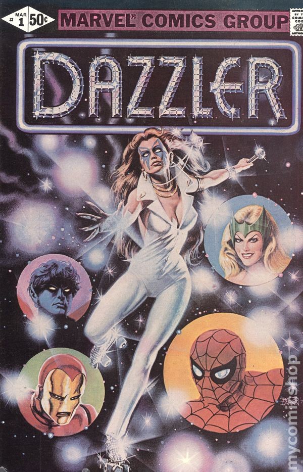 Dazzler 1A Corretto FN/VF 7.0 1981 Immagine Stock