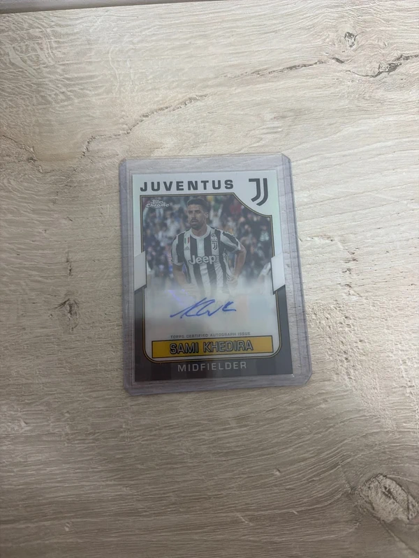 Carta autografata Sami khedira Juventus