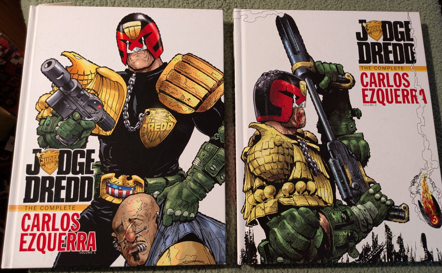 Judge Dredd di Carlos Ezquerra, Vol 1.&2, oversize HC, IDW (inglese)