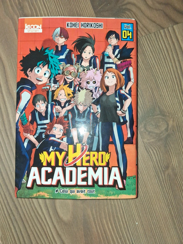 Manga MHA My Hero Academia Tome 4