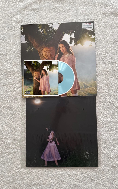 Olivia Rodrigo - You Seem Pretty Sad for a Girl So in Love target numbered blue vinyl signed