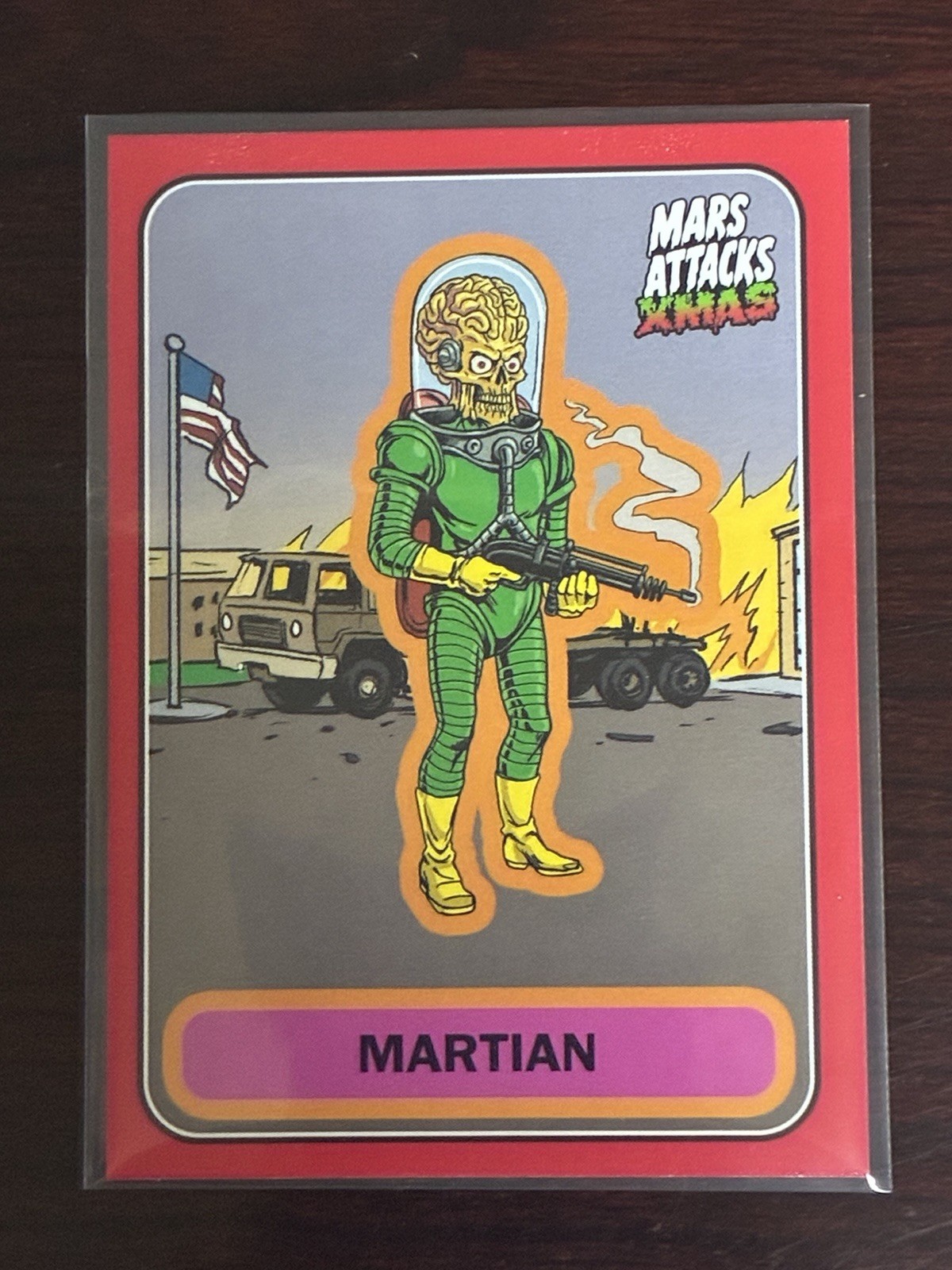 2026 Topps Mars Attacks Natale Marziano Rosso Parallelo