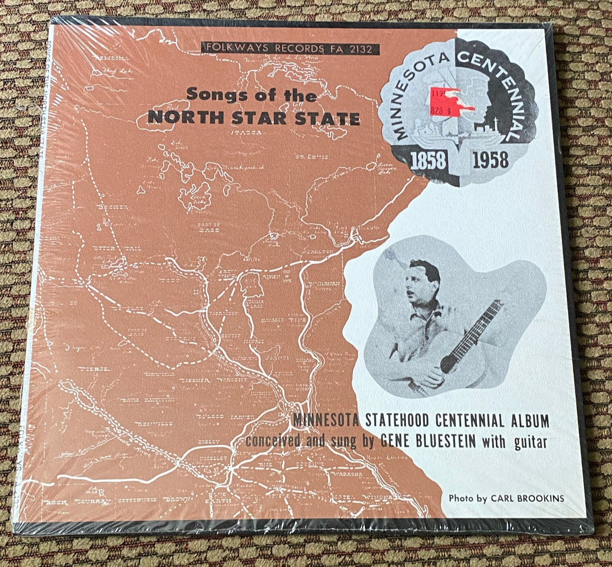 Gene Bluestein Songs of the North Star State Minnesota Centennial Vinyl NEW