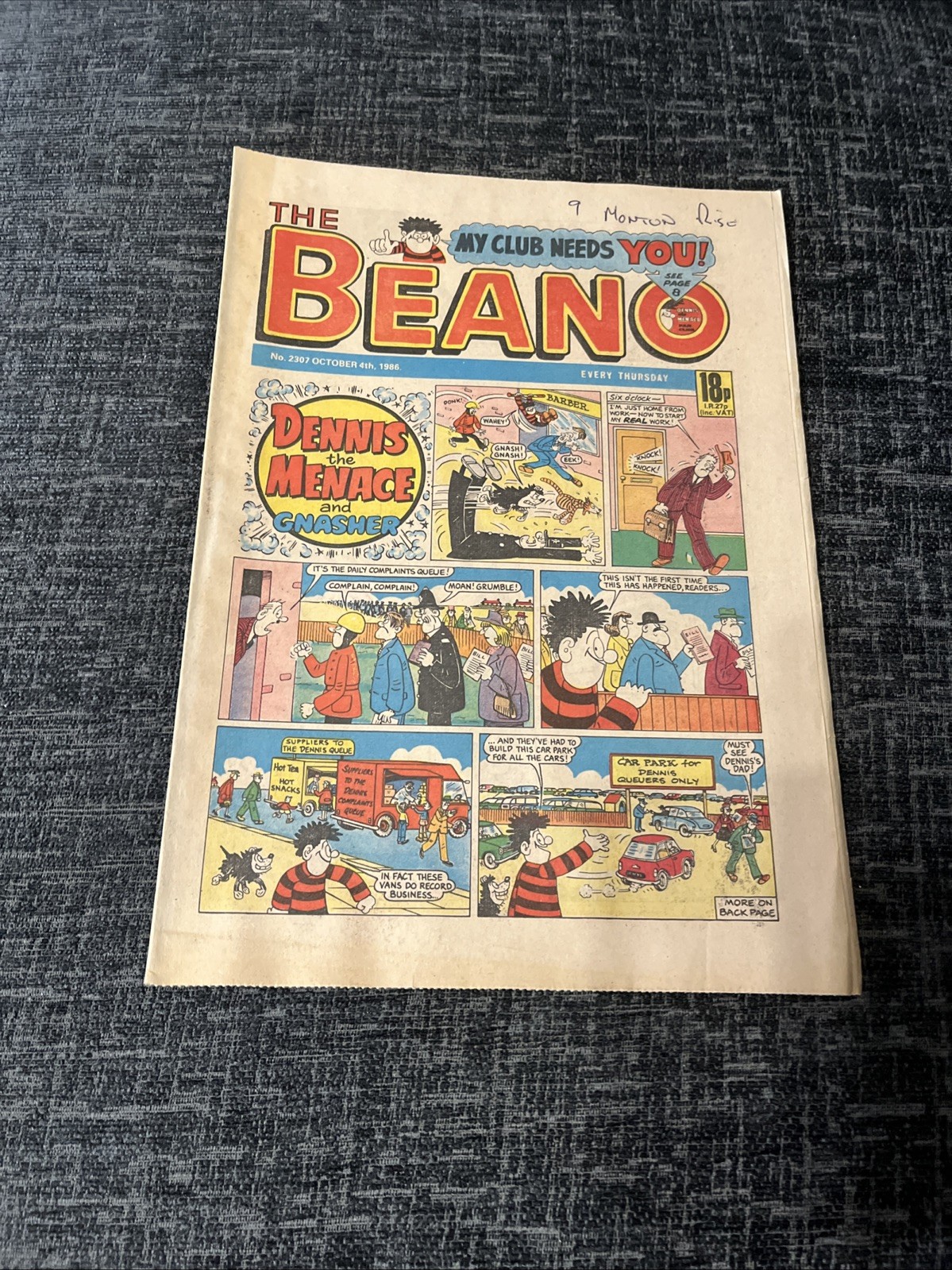 Beano Comic - #2307 - 4 October 1986