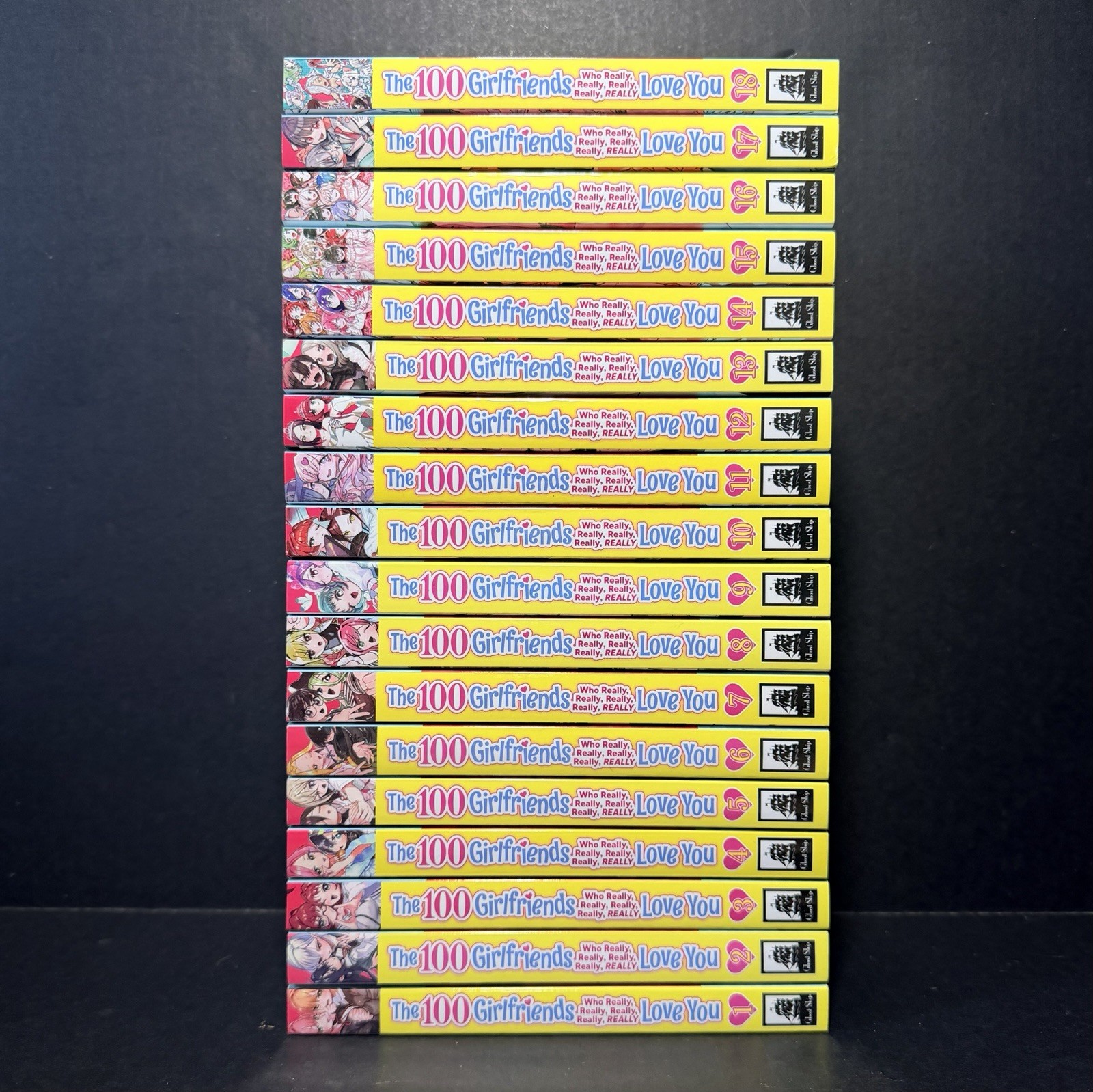 The 100 Girlfriends Who Really Love You Manga Volumi 1-18 Nuovo Inglese US