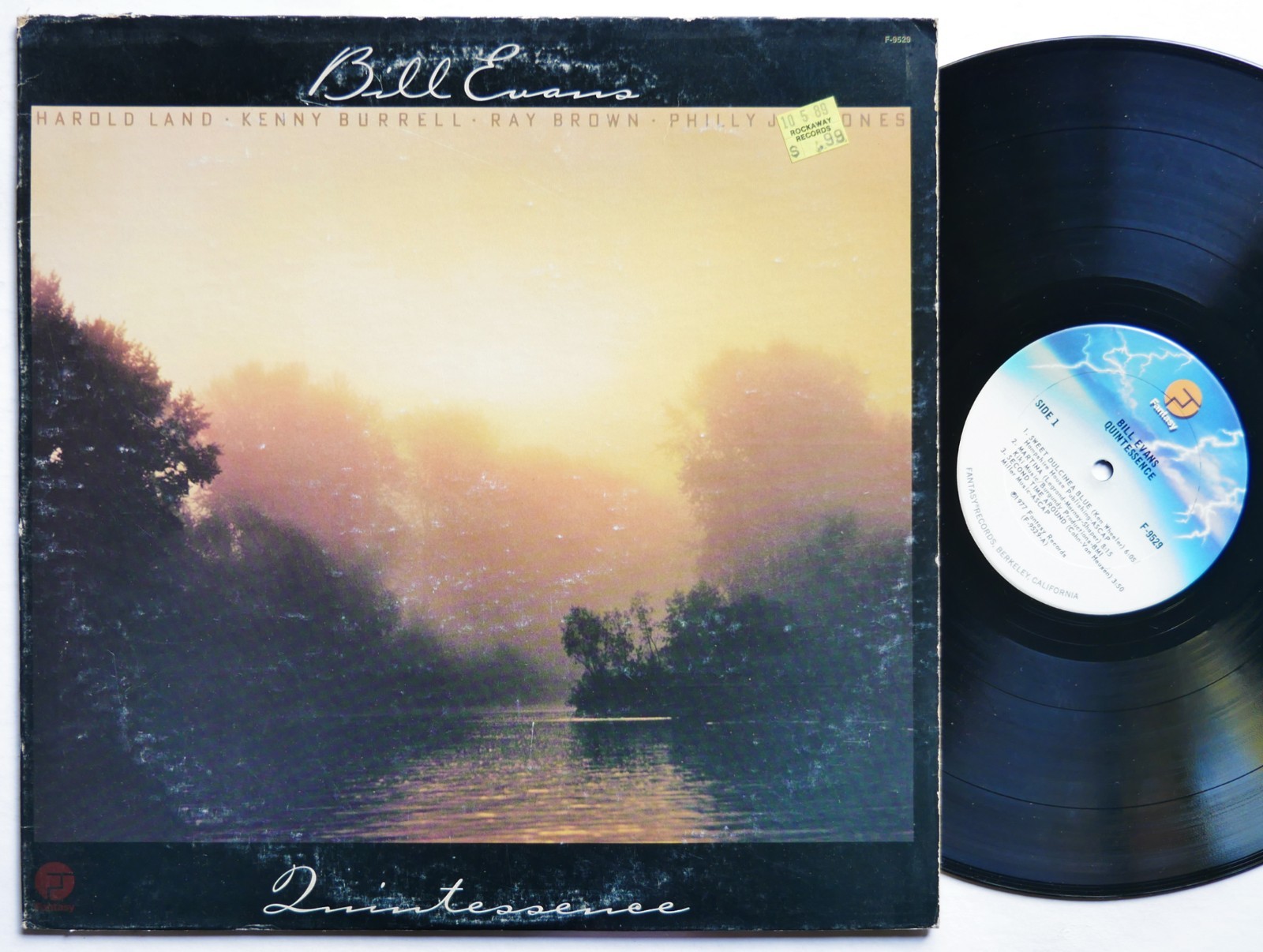 BILL EVANS Quintessence LP FANTASY F-9529 Harold Land Philly Joe Jones Ray Brown