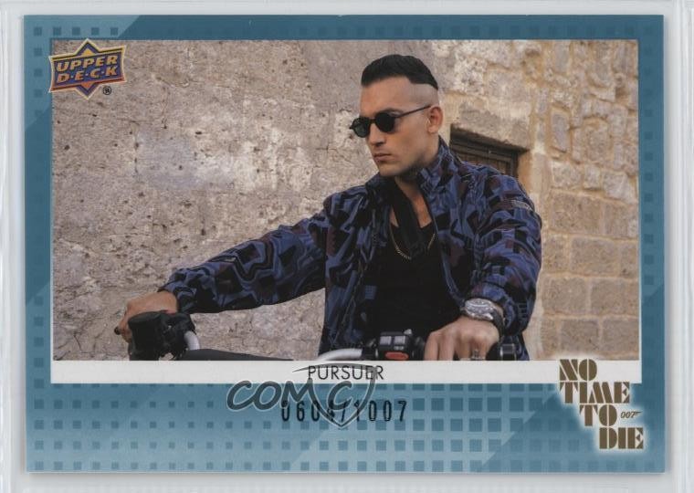 2025 Upper Deck James Bond No Time To Die Teal 007 /1007 Primo Pursuer #10 0e3