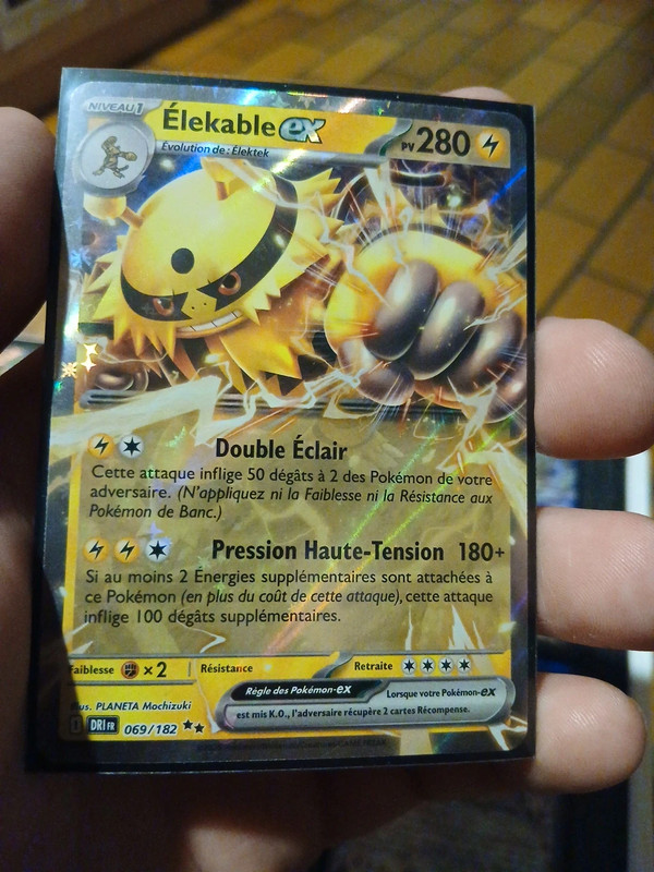 Carte Pokemon Elekable EX