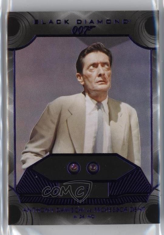 2025 James Bond diamante nero viola zaffiro reliquie 3/5 Anthony Dawson #100 6o2